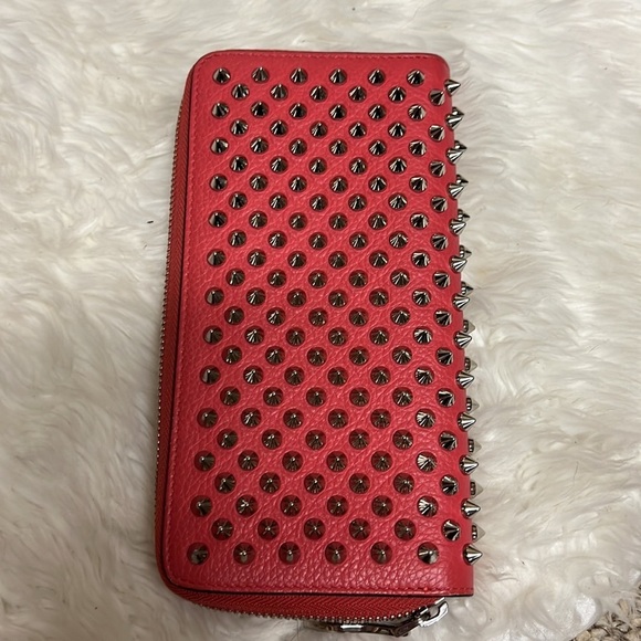 Christian Louboutin Long Wallet Leather Studs Panettone 1185059 H032​​​ - Picture 5 of 7